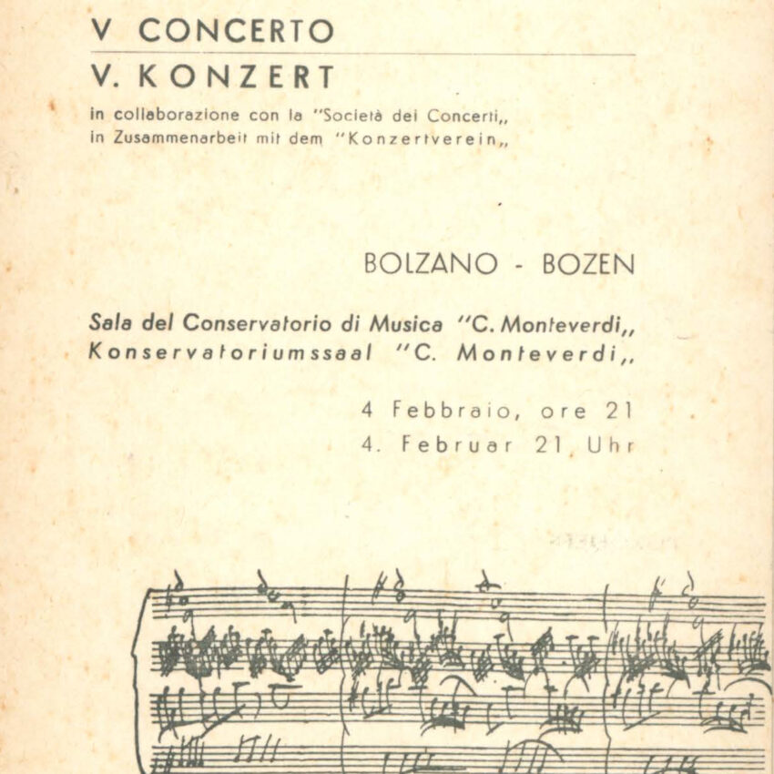 Concerto, Orchestra Haydn, Programma di sala, Bolzano, Bozen, Monteverdi