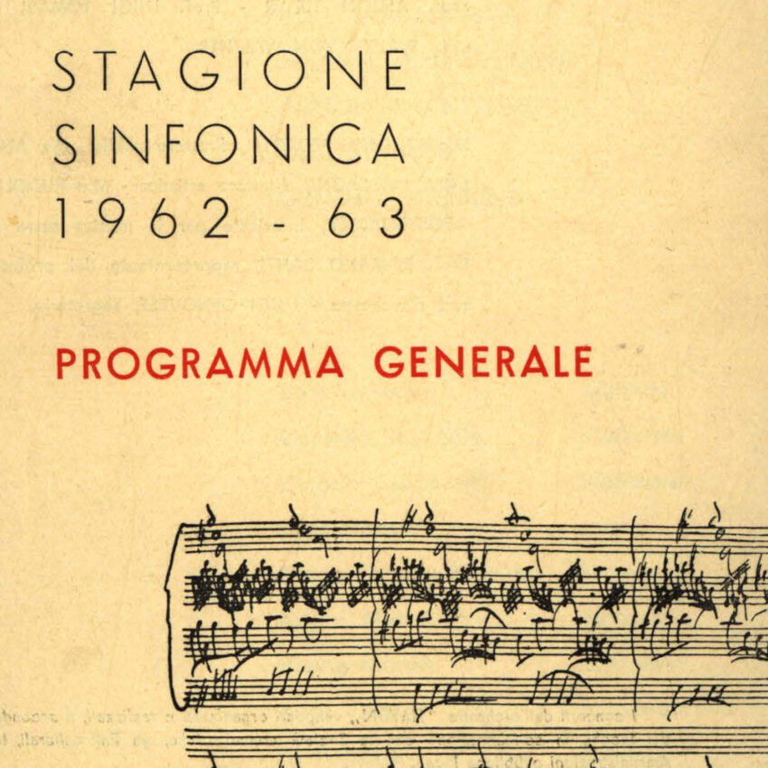 Programma generale, 1962-1963