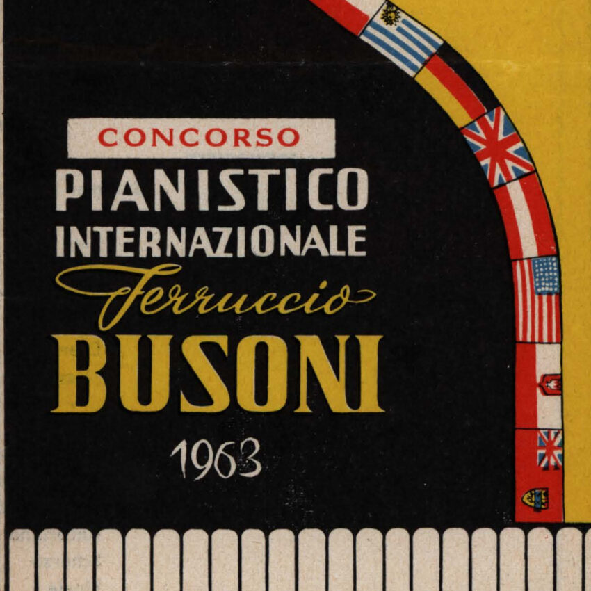 Concerto, Orchestra Haydn, Programma di sala, Busoni, Concorso, Bolzano, Bozen, 1962-1963