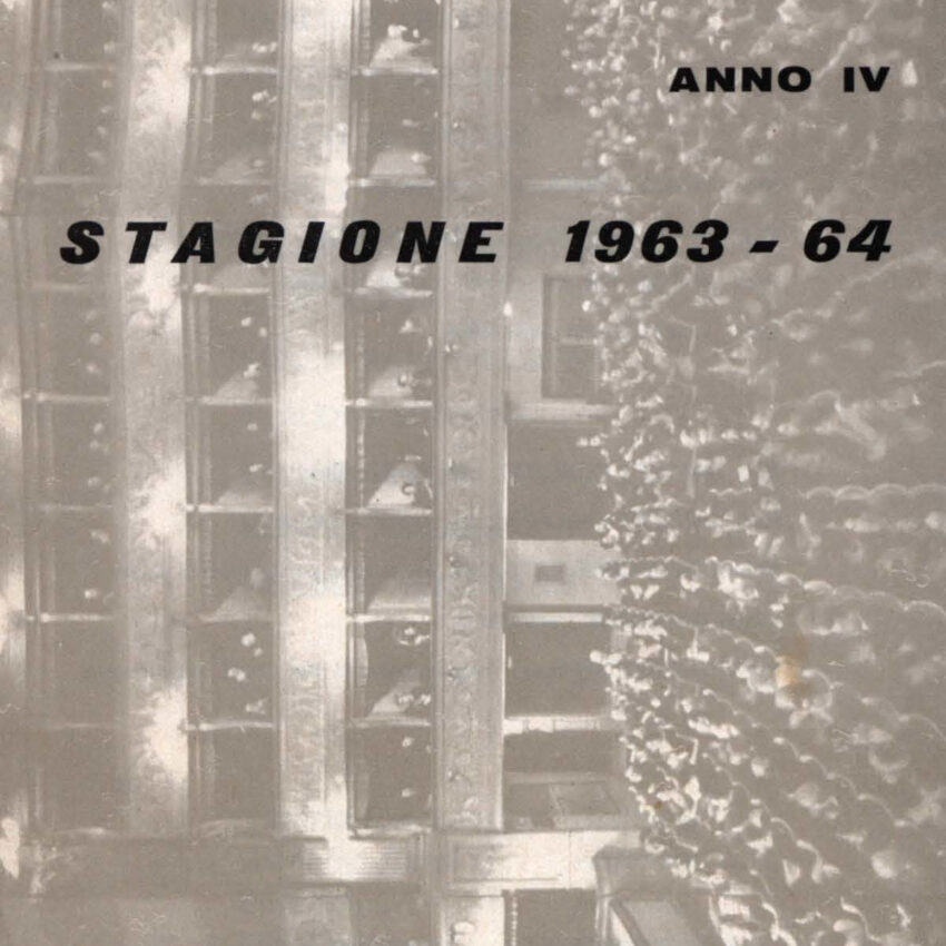 Stagione, Programma stagionale. 1963-1964