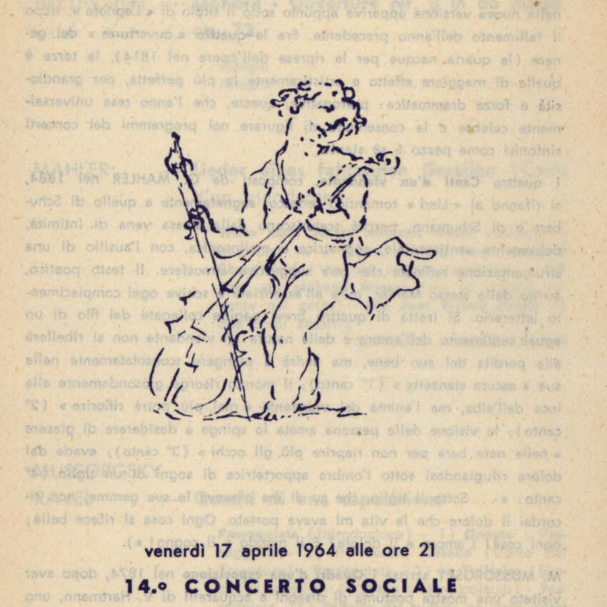 Concerto, Programma di sala, Orchestra Haydn, Trento, Trient, 1963-1964