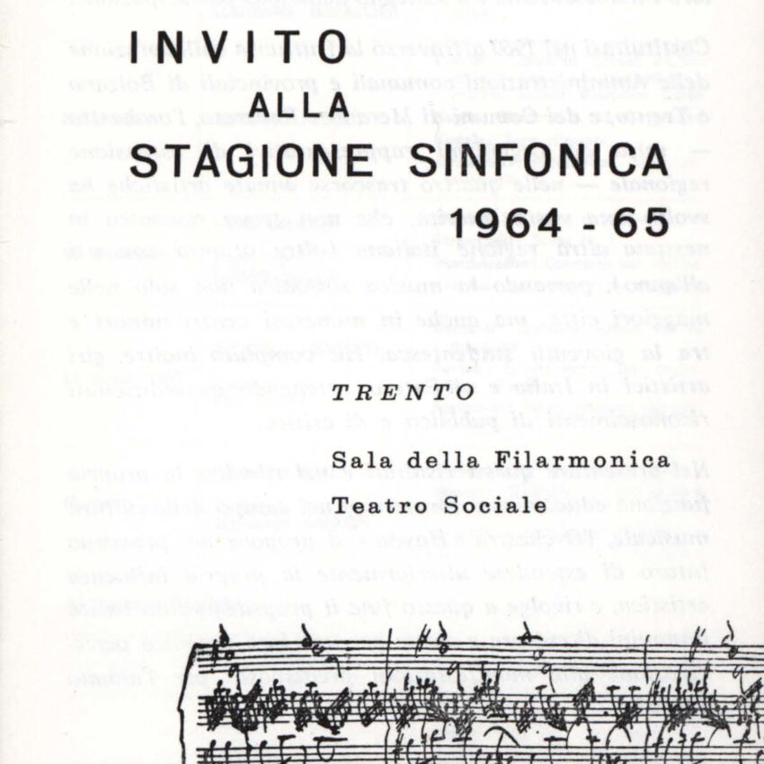 Invito alla stagione sinfonica, 1964-1965