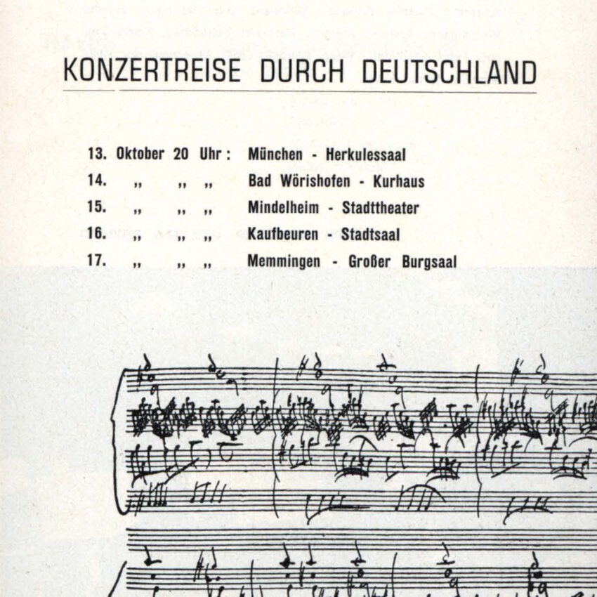 Concerto, Programma di sala, Orchestra Haydn, 1964-1965