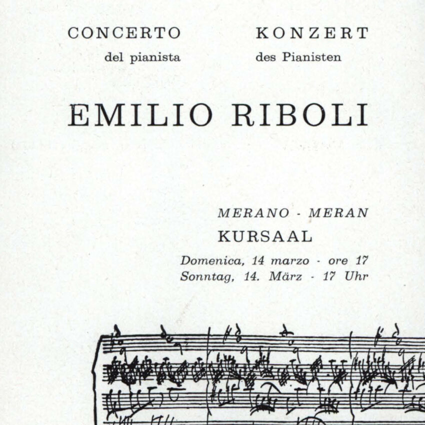 Concerto, Programma di sala, Orchestra Haydn, Merano, Meran, 1964-1965