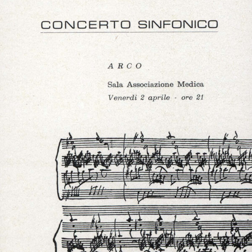Concerto, Programma di sala, Orchestra Haydn, Arco, 1964-1965