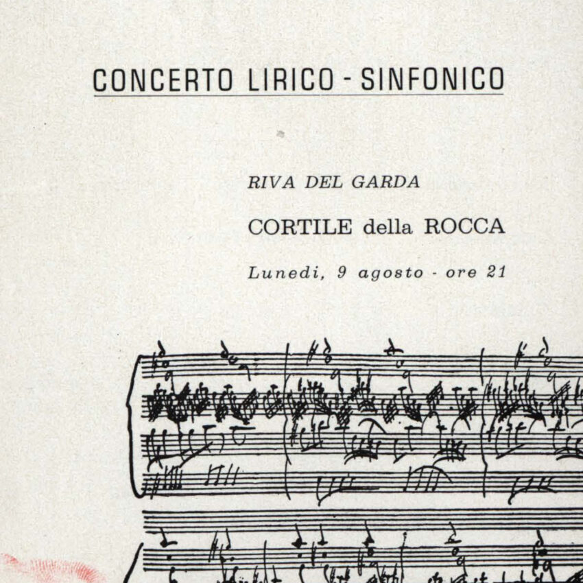 Concerto, Programma di sala, Orchestra Haydn, Riva del Garda, 1964-1965
