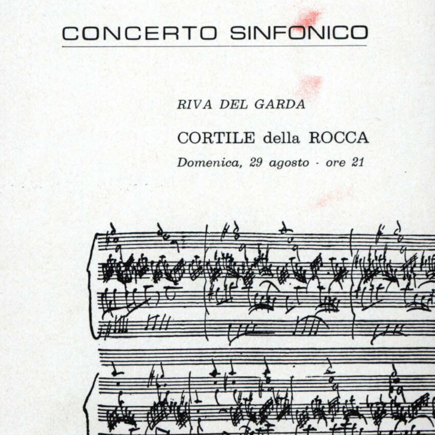 Concerto, Programma di sala, Orchestra Haydn, Riva del Garda, 1964-1965