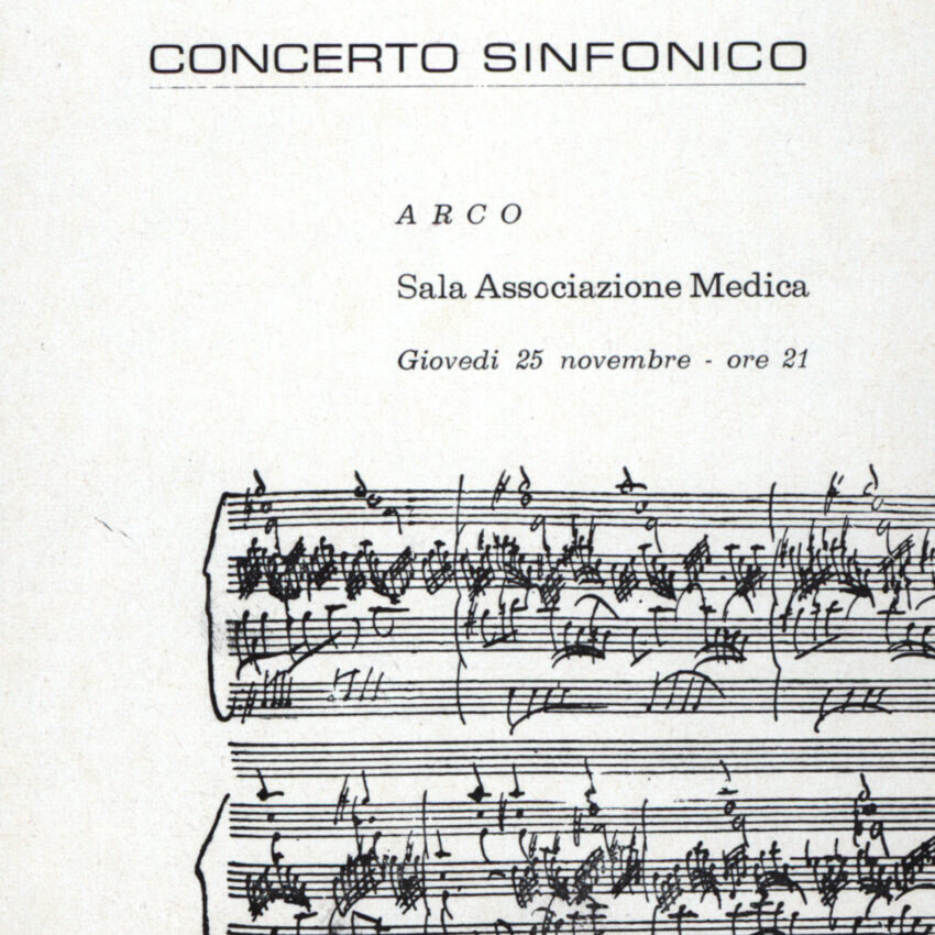 Concerto, Programma di sala, Orchestra Haydn, 1965-1966, Arco
