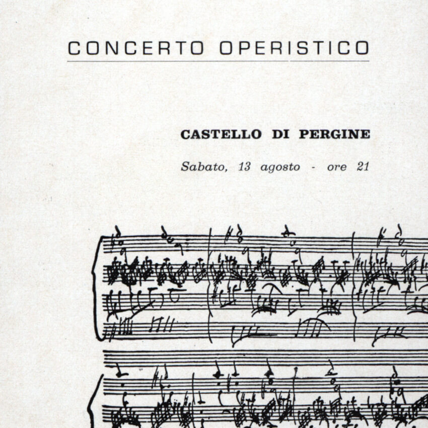 Concerto, Programma di sala, Orchestra Haydn, 1965-1966, Pergine Valsugana