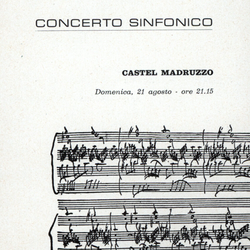 Concerto, Programma di sala, Orchestra Haydn, 1965-1966, Madruzzo