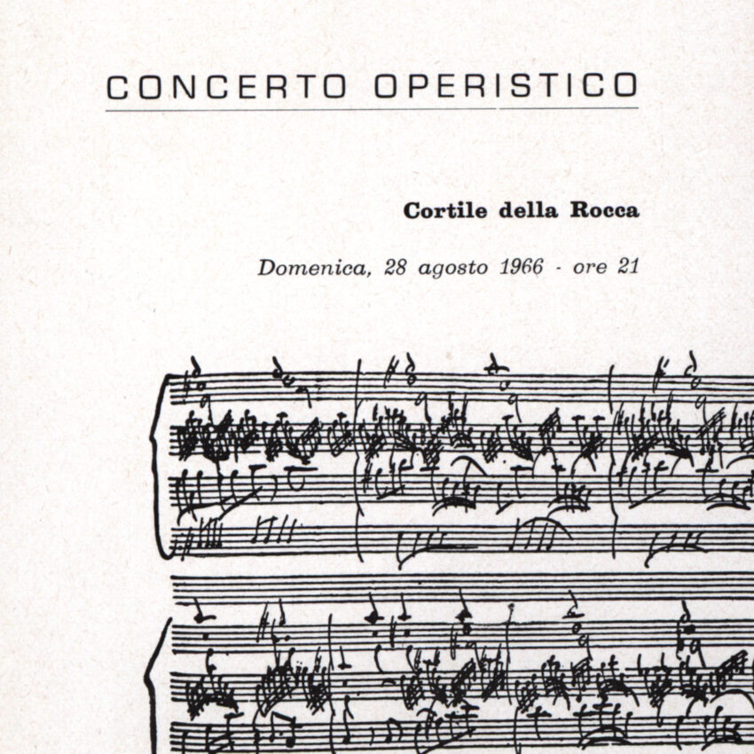 Concerto, Programma di sala, Orchestra Haydn, 1965-1966, Riva del Garda