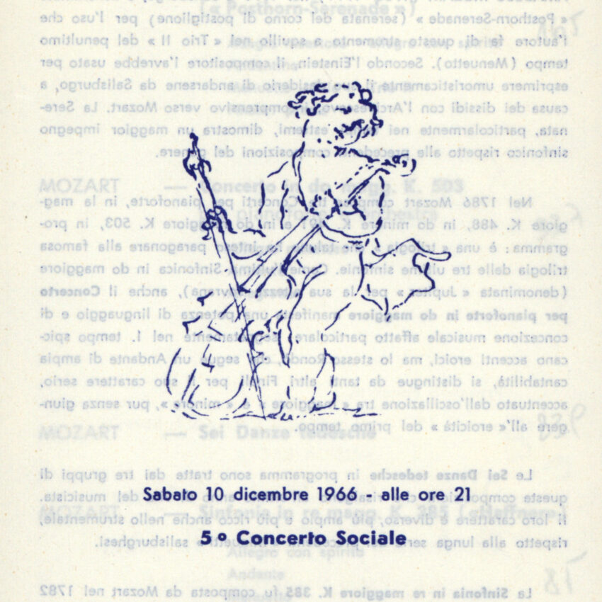 Concerto, Programma di sala, Orchestra Haydn, 1966-1967, Trento, Trient