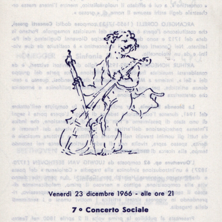 Concerto, Programma di sala, Orchestra Haydn, 1966-1967, Trento, Trient