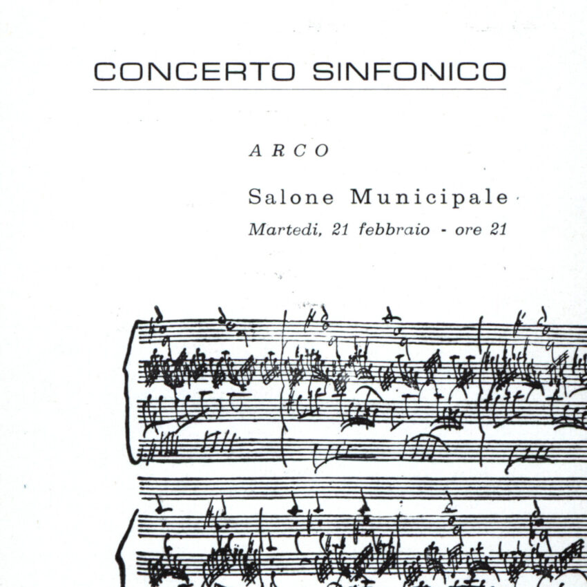 Concerto, Programma di sala, Orchestra Haydn, 1966-1967, Arco