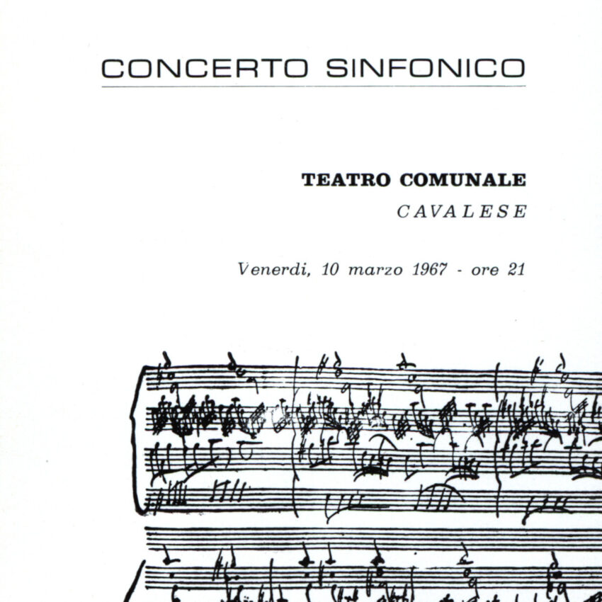 Concerto, Programma di sala, Orchestra Haydn, 1966-1967, Cavalese