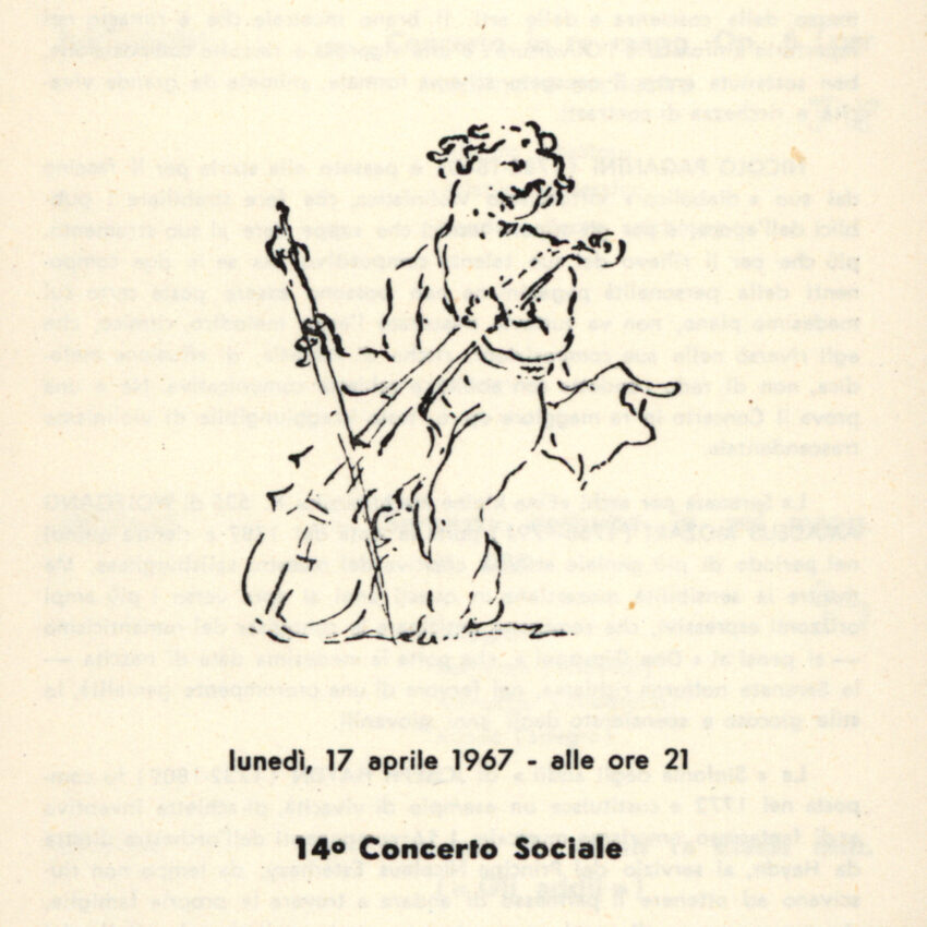 Concerto, Programma di sala, Orchestra Haydn, 1966-1967, Trento, Trient