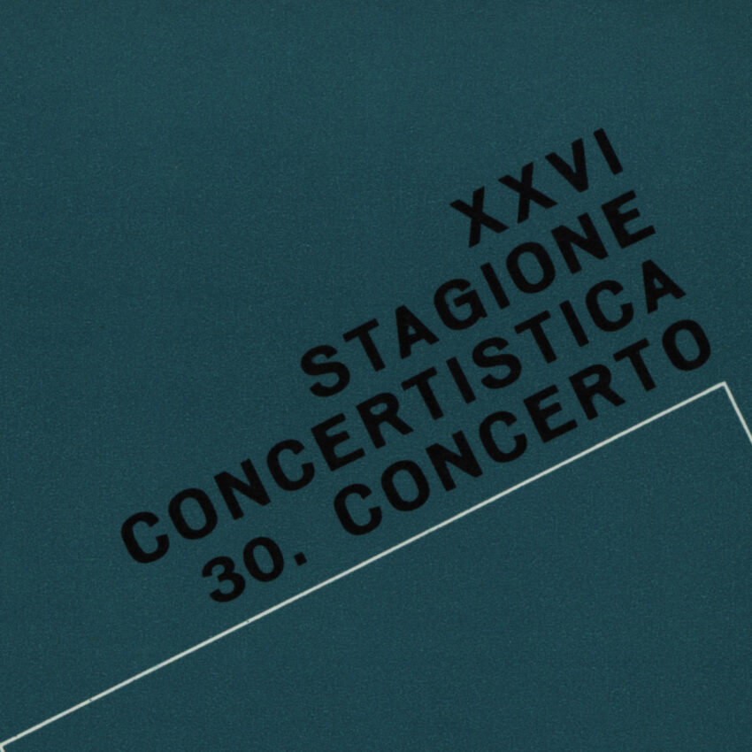 Concerto, Programma di sala, Orchestra Haydn, 1966-1967, Milano