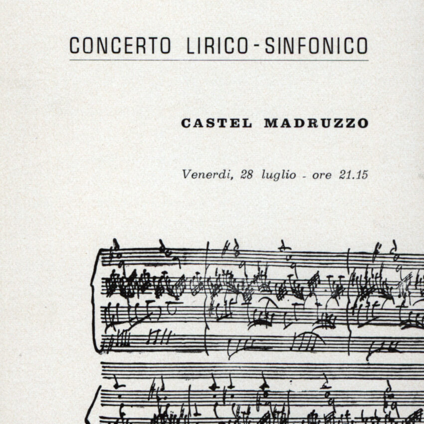 Concerto, Programma di sala, Orchestra Haydn, 1966-1967, Madruzzo