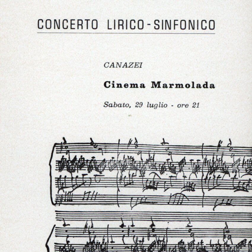 Concerto, Programma di sala, Orchestra Haydn, 1966-1967, Canazei