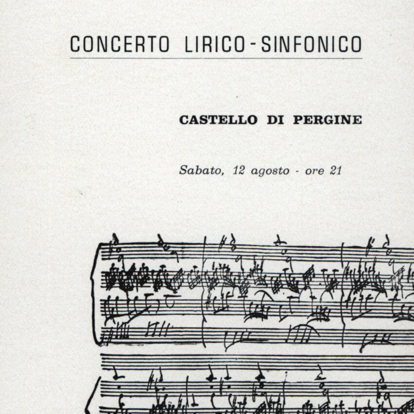 Concerto, Programma di sala, Orchestra Haydn, 1966-1967, Pergine Valsugana