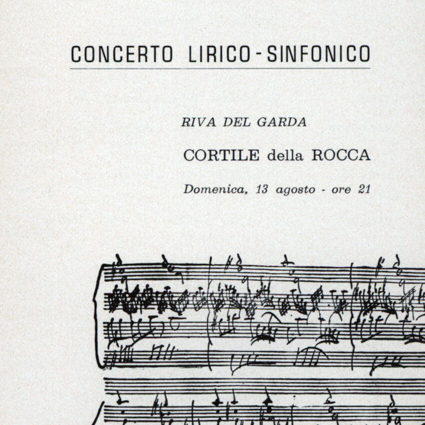 Concerto, Programma di sala, Orchestra Haydn, 1966-1967, Riva del Garda