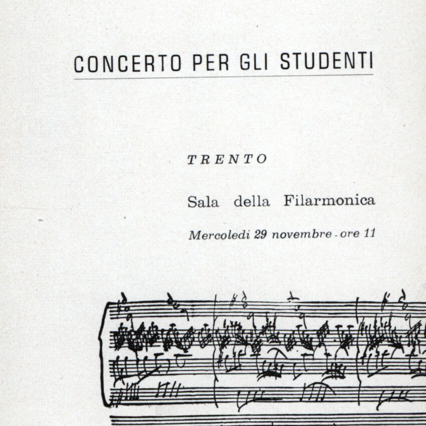 Concerto, Programma di sala, Orchestra Haydn, 1967-1968, Trento, Trient