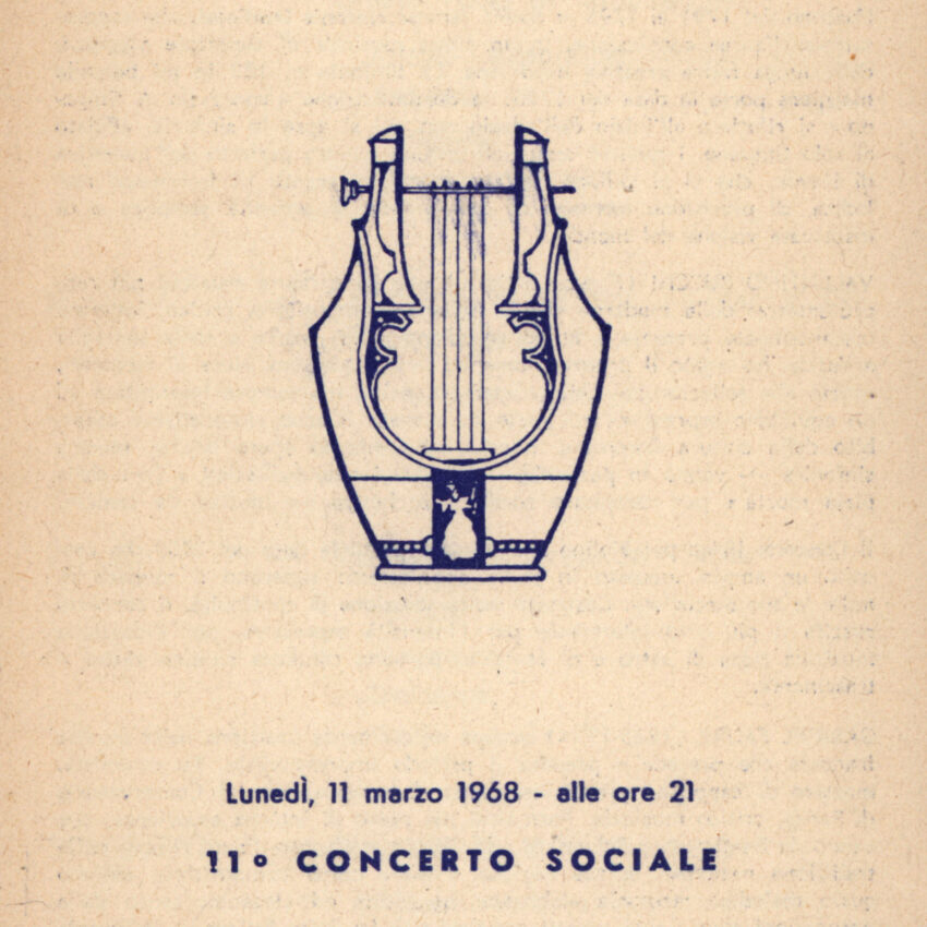 Concerto, Programma di sala, Orchestra Haydn, 1967-1968, Trento, Trient