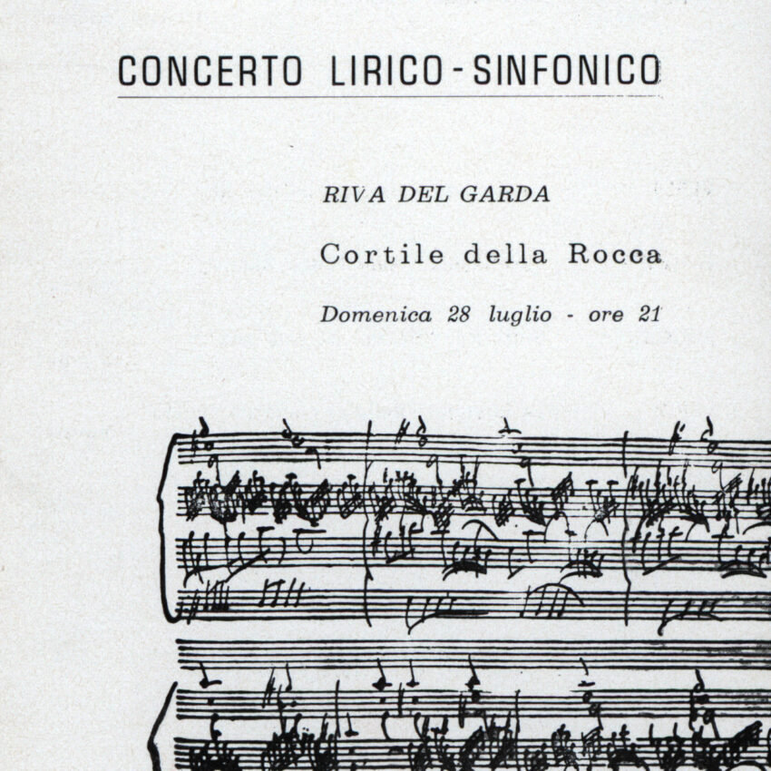 Concerto, Programma di sala, Orchestra Haydn, 1967-1968, Riva del Garda