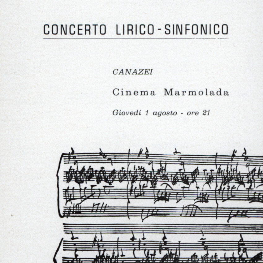 Concerto, Programma di sala, Orchestra Haydn, 1967-1968, Canazei