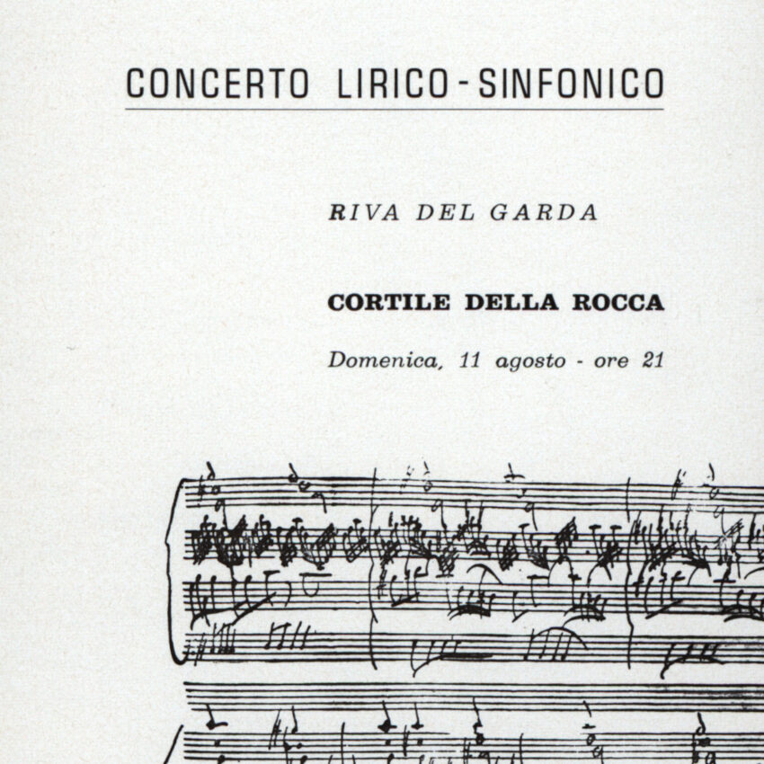 Concerto, Programma di sala, Orchestra Haydn, 1967-1968, Riva del Garda